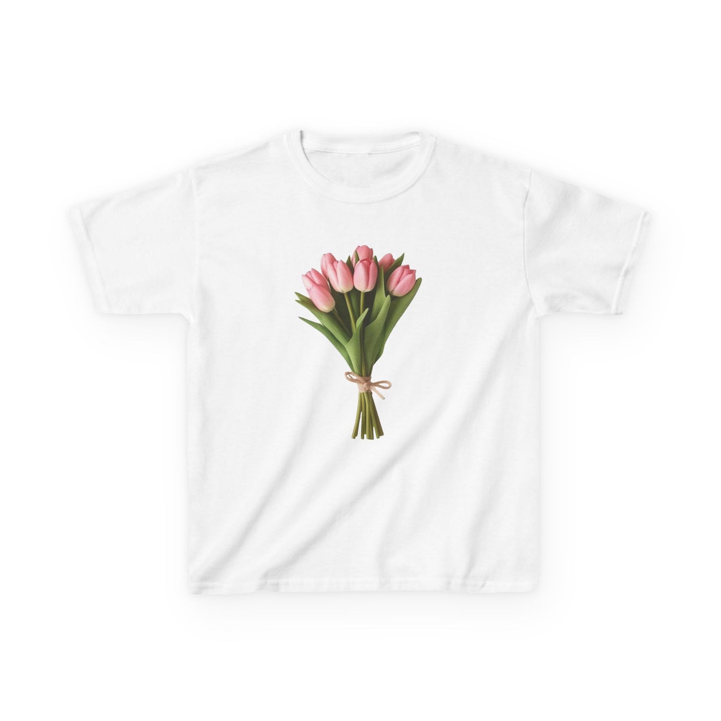 Pink Tulip Baby Tee