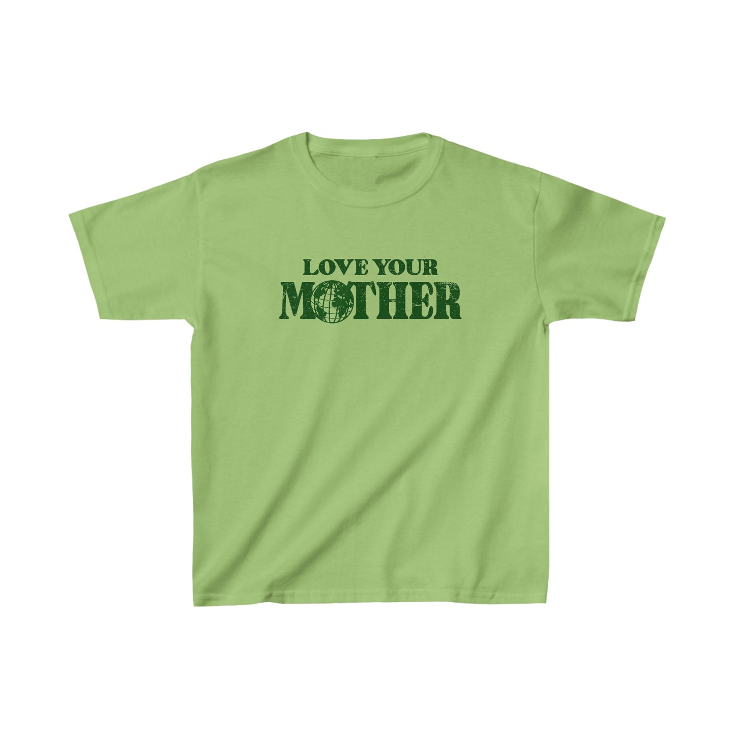 Green Love Your Mother Baby Tee