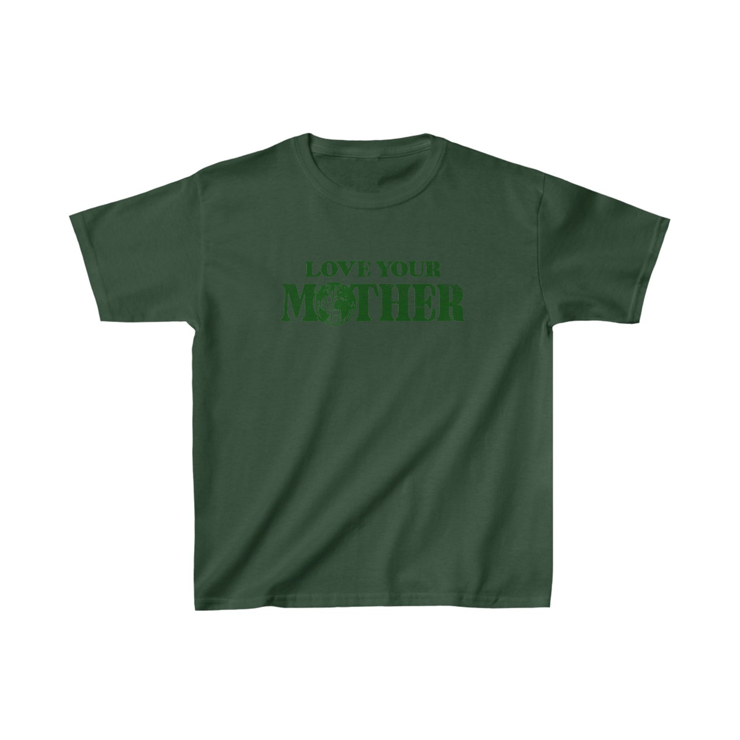 Green Love Your Mother Baby Tee