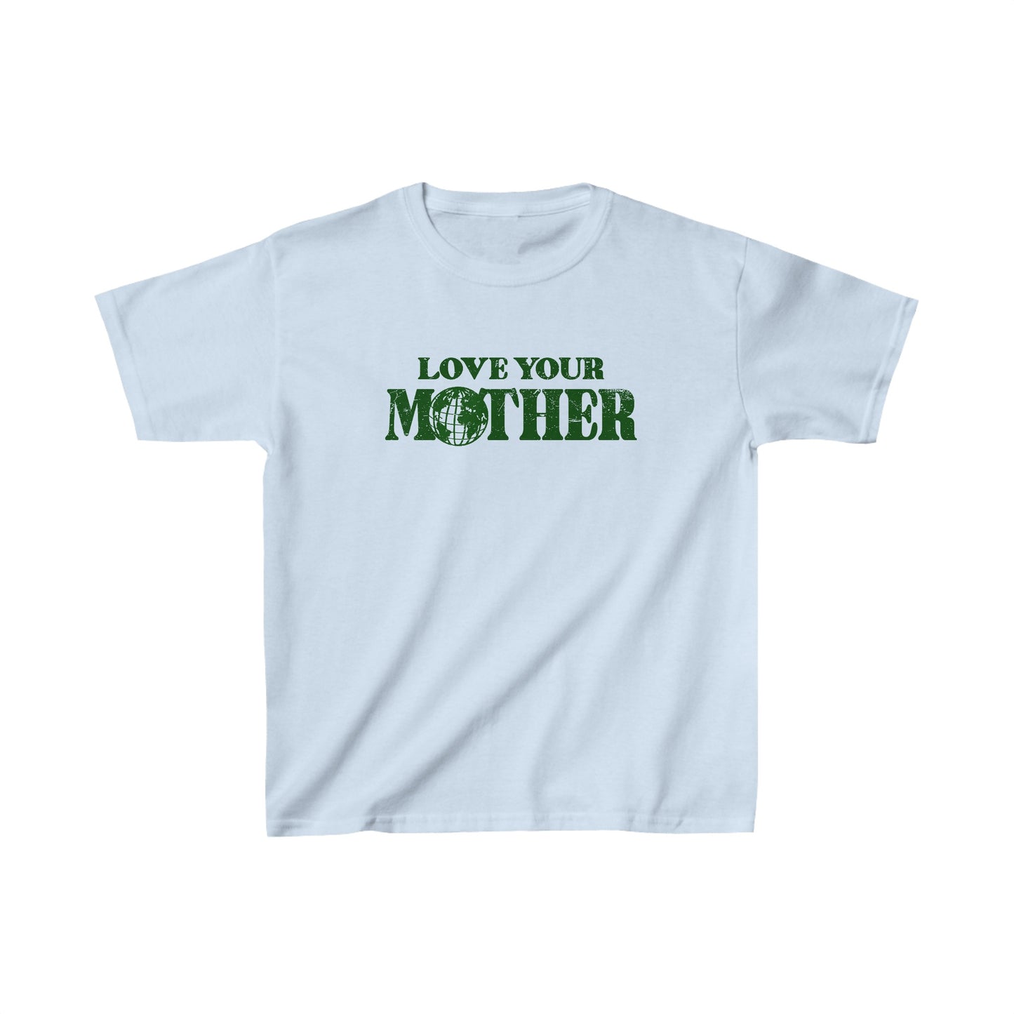 Green Love Your Mother Baby Tee