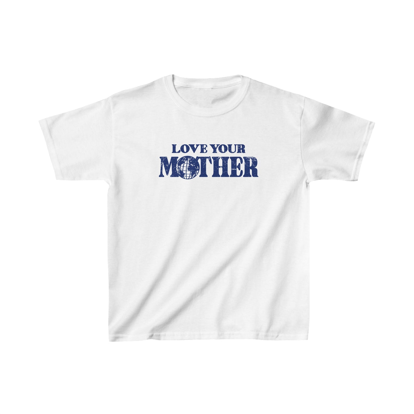 Blue Love Your Mother Baby Tee